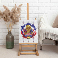 Haiti Grenadye Alaso Canvas Wall Art White Nou Retounen Anko 1974-2026 - Wonder Print Shop