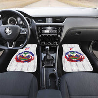 Custom Haiti Grenadye Alaso Car Mats White Nou Retounen Anko 1974-2026 - Wonder Print Shop