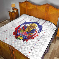 Haiti Grenadye Alaso Quilt White Nou Retounen Anko 1974-2026 - Wonder Print Shop