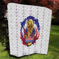 Haiti Grenadye Alaso Quilt White Nou Retounen Anko 1974-2026 - Wonder Print Shop