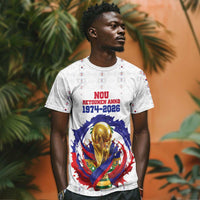 Custom Haiti Grenadye Alaso T shirt White Nou Retounen Anko 1974-2026 - Wonder Print Shop
