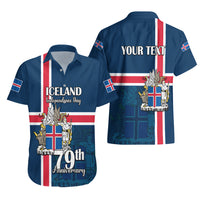 Custom Iceland Hawaiian Shirt Icelandic National Day - Wonder Print Shop