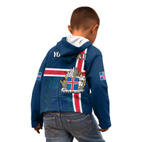 Custom Iceland Kid Hoodie Icelandic National Day - Wonder Print Shop