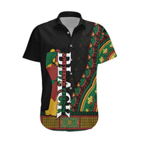Jundteenth Hawaiian Shirt Black Jundteenth Freedom Africa Pattern - Wonder Print Shop