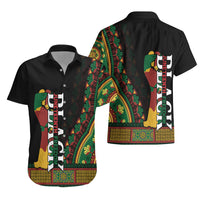 Jundteenth Hawaiian Shirt Black Jundteenth Freedom Africa Pattern - Wonder Print Shop