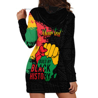 Custom Juneteenth Hoodie Dress Black Independence Day Black History - Wonder Print Shop
