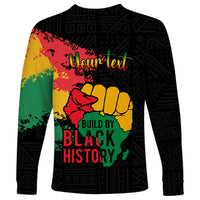 Custom Juneteenth Long Sleeve Shirt Black Independence Day Black History - Wonder Print Shop