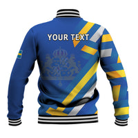 Custom Sweden National Day Baseball Jacket Sveriges Nationaldag Flag Style LT9 - Wonder Print Shop