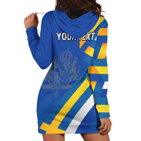 Custom Sweden National Day Hoodie Dress Sveriges Nationaldag Flag Style - Wonder Print Shop