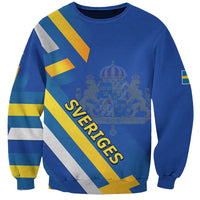 Custom Sweden National Day Sweatshirt Sveriges Nationaldag Flag Style - Wonder Print Shop