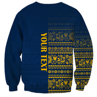 Custom Sweden Tre Kronor Sweatshirt Sverige With Half Scandinavian Design - Wonder Print Shop