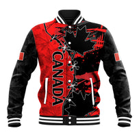 Canada Womens Soccer Baseball Jacket Go Canucks Maple Leaf 2023 LT9 - Wonder Print Shop