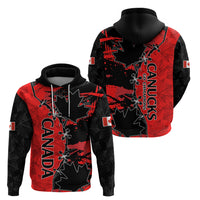 Canada Womens Soccer Hoodie Go Canucks Maple Leaf 2023 - Wonder Print Shop