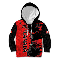 Custom Canada Womens Soccer Kid Hoodie Go Canucks Maple Leaf 2023 - Wonder Print Shop