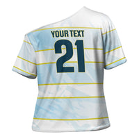 2026 Autumn Rugby Nations Argentina Custom Cross Shoulder Shirt Blue and White Stripes Pattern