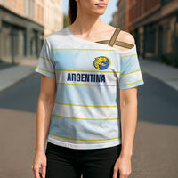 2026 Autumn Rugby Nations Argentina Custom Cross Shoulder Shirt Blue and White Stripes Pattern