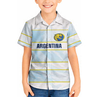 2026 Autumn Rugby Nations Argentina Custom Hawaiian Shirt Blue and White Stripes Pattern