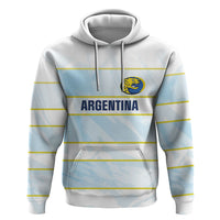2026 Autumn Rugby Nations Argentina Custom Hoodie Blue and White Stripes Pattern
