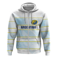 2026 Autumn Rugby Nations Argentina Custom Hoodie Blue and White Stripes Pattern