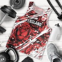 2026 Autumn Rugby Nations England Custom Men Tank Top Red Rose Majestic Motif