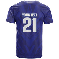 2026 Autumn Rugby Nations France Custom T Shirt Red Blue Stripes Grunge Style