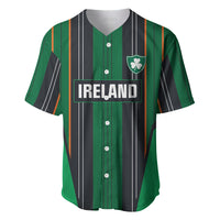 2026 Autumn Rugby Nations Ireland Custom Baseball Jersey Shamrock Gold Green Stripes Style