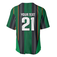 2026 Autumn Rugby Nations Ireland Custom Baseball Jersey Shamrock Gold Green Stripes Style