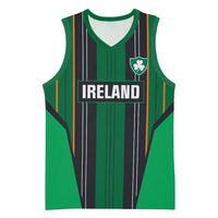 2026 Autumn Rugby Nations Ireland Custom Basketball Jersey Shamrock Gold Green Stripes Style