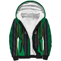 2026 Autumn Rugby Nations Ireland Custom Sherpa Hoodie Shamrock Gold Green Stripes Style