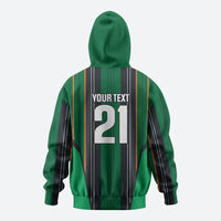 2026 Autumn Rugby Nations Ireland Custom Zip Hoodie Shamrock Gold Green Stripes Style
