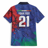 2026 Autumn Rugby Nations Italy Custom Hawaiian Shirt Flag Italian Watercolour Art