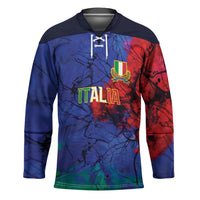 2026 Autumn Rugby Nations Italy Custom Hockey Jersey Flag Italian Watercolour Art