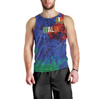 2026 Autumn Rugby Nations Italy Custom Men Tank Top Flag Italian Watercolour Art