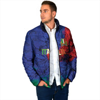 2026 Autumn Rugby Nations Italy Custom Padded Jacket Flag Italian Watercolour Art