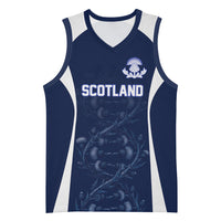 2026 Autumn Rugby Nations Scotland Custom Basketball Jersey Scottish Thistle DNA Sporty