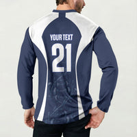2026 Autumn Rugby Nations Scotland Custom Button Sweatshirt Scottish Thistle DNA Sporty