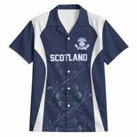 2026 Autumn Rugby Nations Scotland Custom Hawaiian Shirt Scottish Thistle DNA Sporty