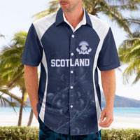 2026 Autumn Rugby Nations Scotland Custom Hawaiian Shirt Scottish Thistle DNA Sporty