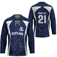 2026 Autumn Rugby Nations Scotland Custom Hockey Jersey Scottish Thistle DNA Sporty