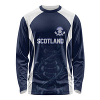 2026 Autumn Rugby Nations Scotland Custom Long Sleeve Shirt Scottish Thistle DNA Sporty