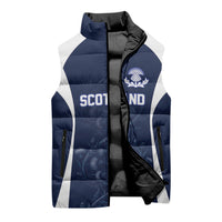 2026 Autumn Rugby Nations Scotland Custom Sleeveless Puffer Jacket Scottish Thistle DNA Sporty