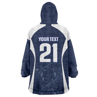 2026 Autumn Rugby Nations Scotland Custom Wearable Blanket Hoodie Scottish Thistle DNA Sporty