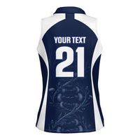 2026 Autumn Rugby Nations Scotland Custom Women Sleeveless Polo Shirt Scottish Thistle DNA Sporty