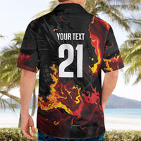 2026 Autumn Rugby Nations Wales Custom Hawaiian Shirt Black Cymru Welsh Dragon