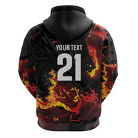2026 Autumn Rugby Nations Wales Custom Hoodie Black Cymru Welsh Dragon