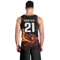 2026 Autumn Rugby Nations Wales Custom Men Tank Top Black Cymru Welsh Dragon