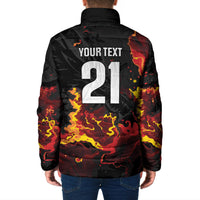 2026 Autumn Rugby Nations Wales Custom Padded Jacket Black Cymru Welsh Dragon