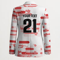 2026 Autumn Rugby Nations Japan Custom Blazer White Sakura Japanese Asanoha Seigaiha