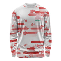 2026 Autumn Rugby Nations Japan Custom Long Sleeve Shirt White Sakura Japanese Asanoha Seigaiha