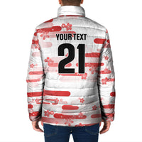 2026 Autumn Rugby Nations Japan Custom Padded Jacket White Sakura Japanese Asanoha Seigaiha